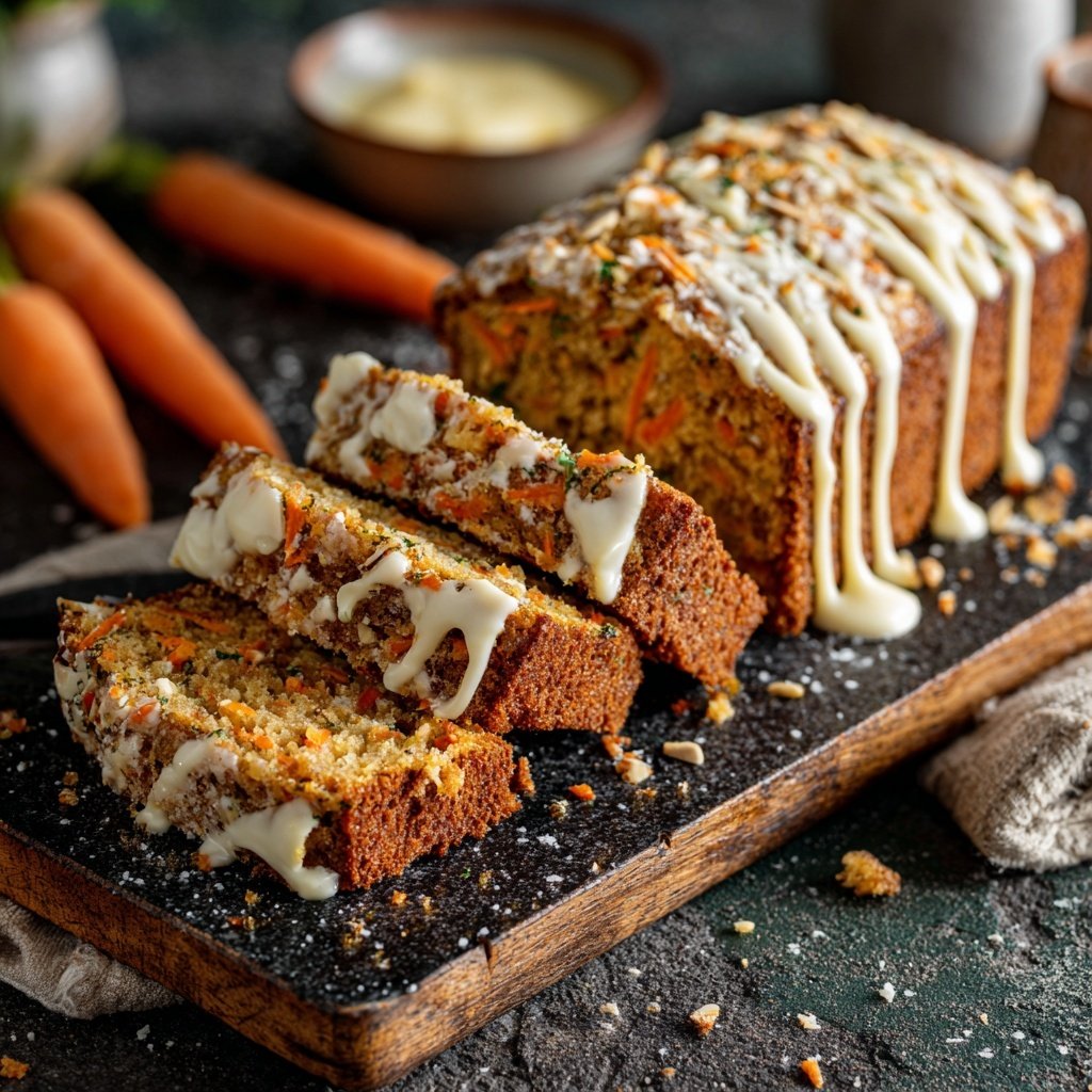 Karottenkuchen Mit Mandel Joghurt Glasur