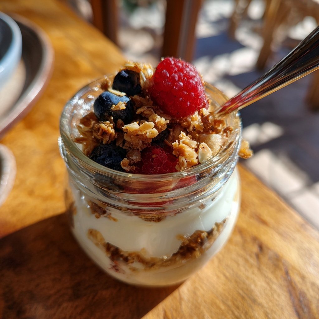 Frühstück zum Mitnehmen im Glas