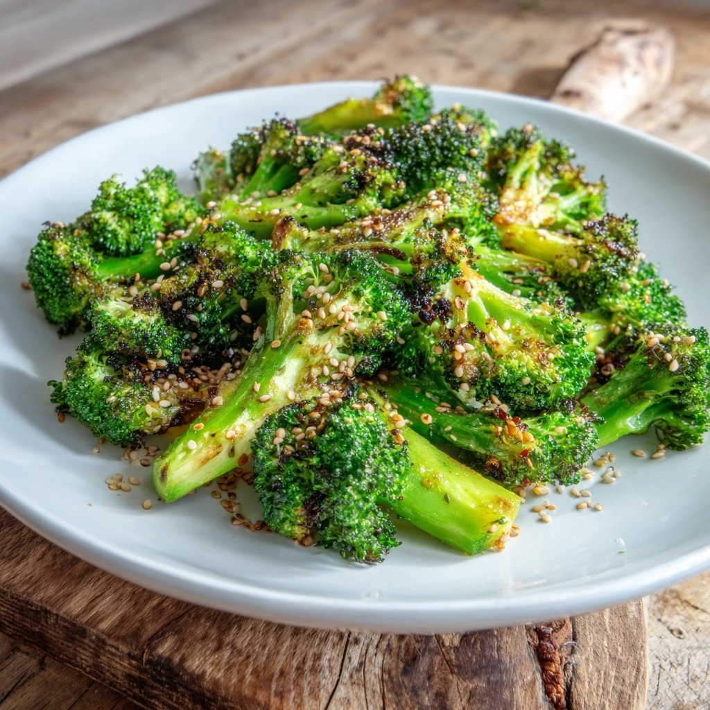Brokkoli Pfanne Mit Sesam