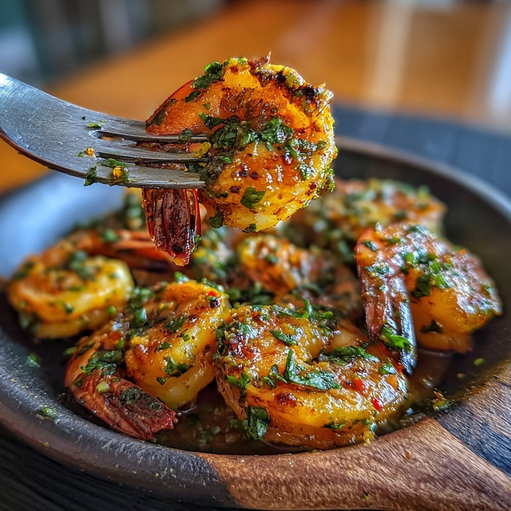 Gegrillte Garnelen Mit Chili