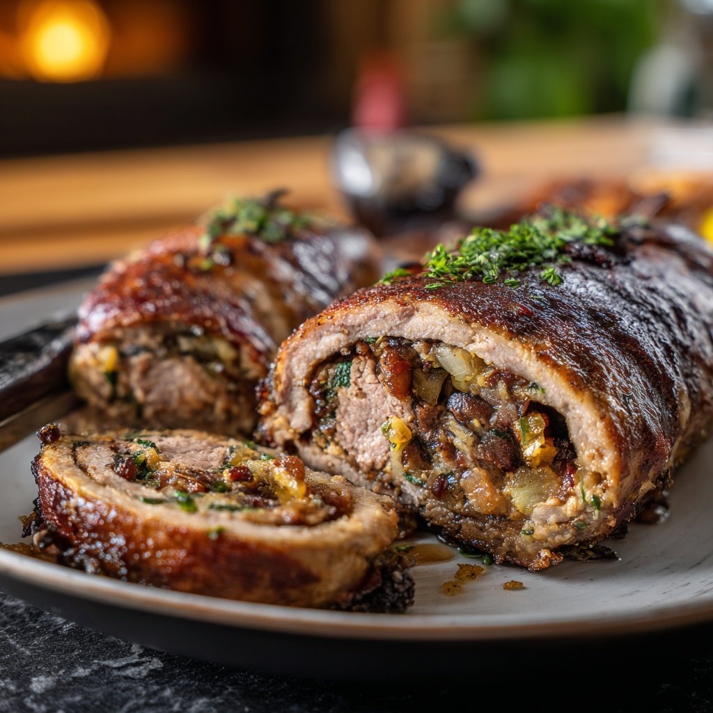 Hausmannskost Rinderrouladen mit Rahmsoße