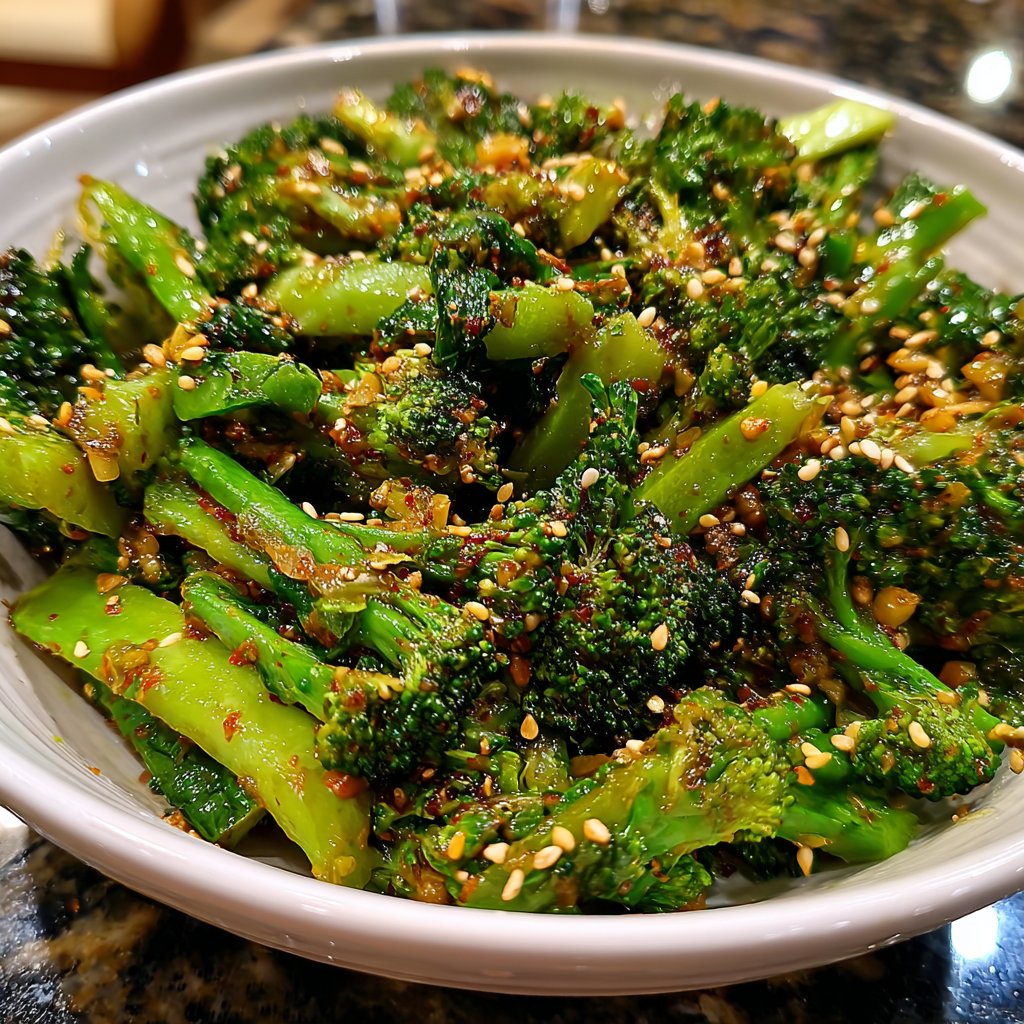 Brokkoli Pfanne Asiatisch