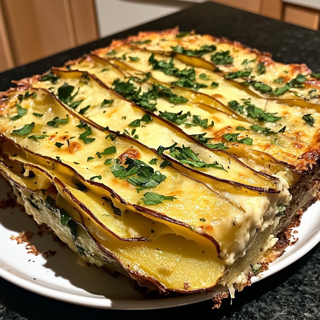 Kartoffelauflauf mit Kräutern