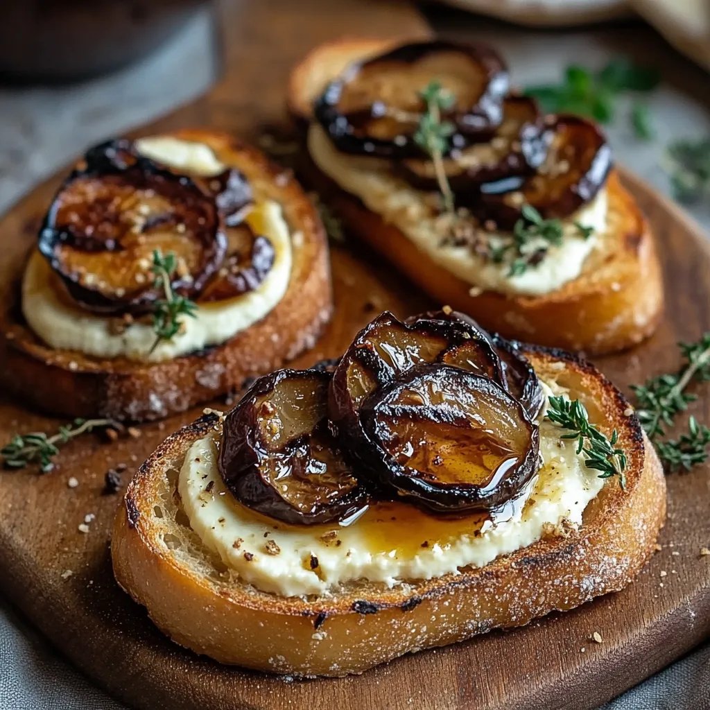 Balsamico-Feigen-Crostini aus dem Ofen