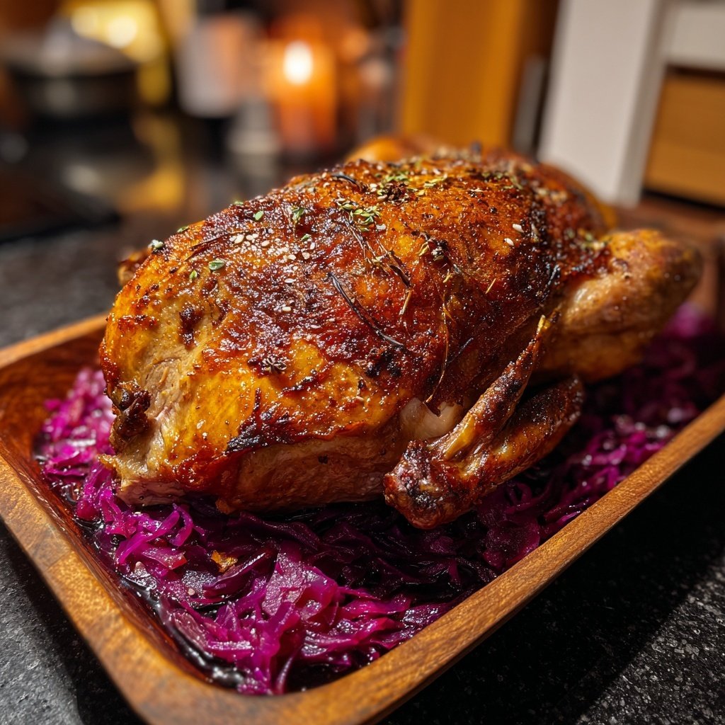 Saisonal & Festlich Weihnachtsgans mit Rotkohl