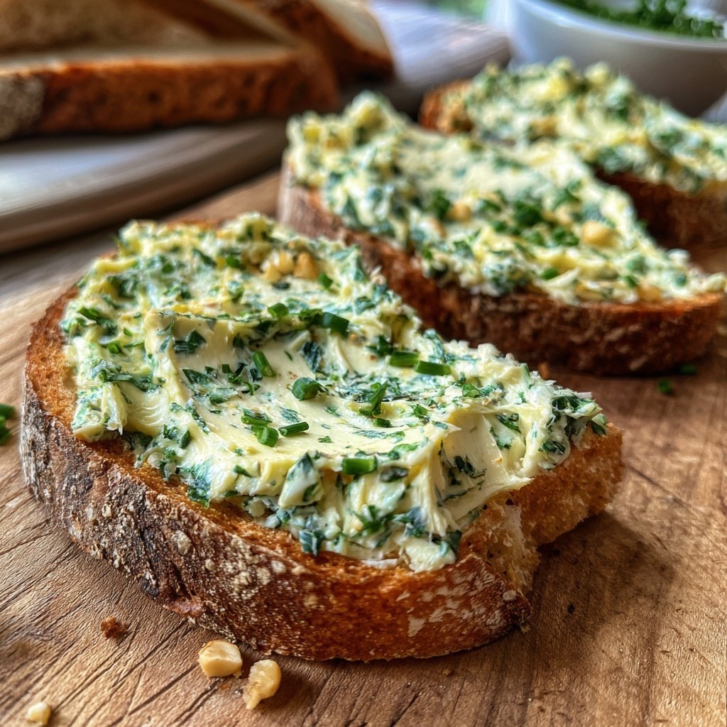 Kräuterbutter Mit Knoblauch Und Schnittlauch