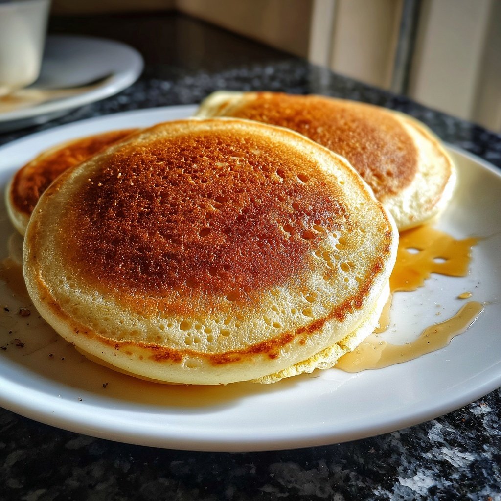 Pfannkuchen mit Proteinmehl