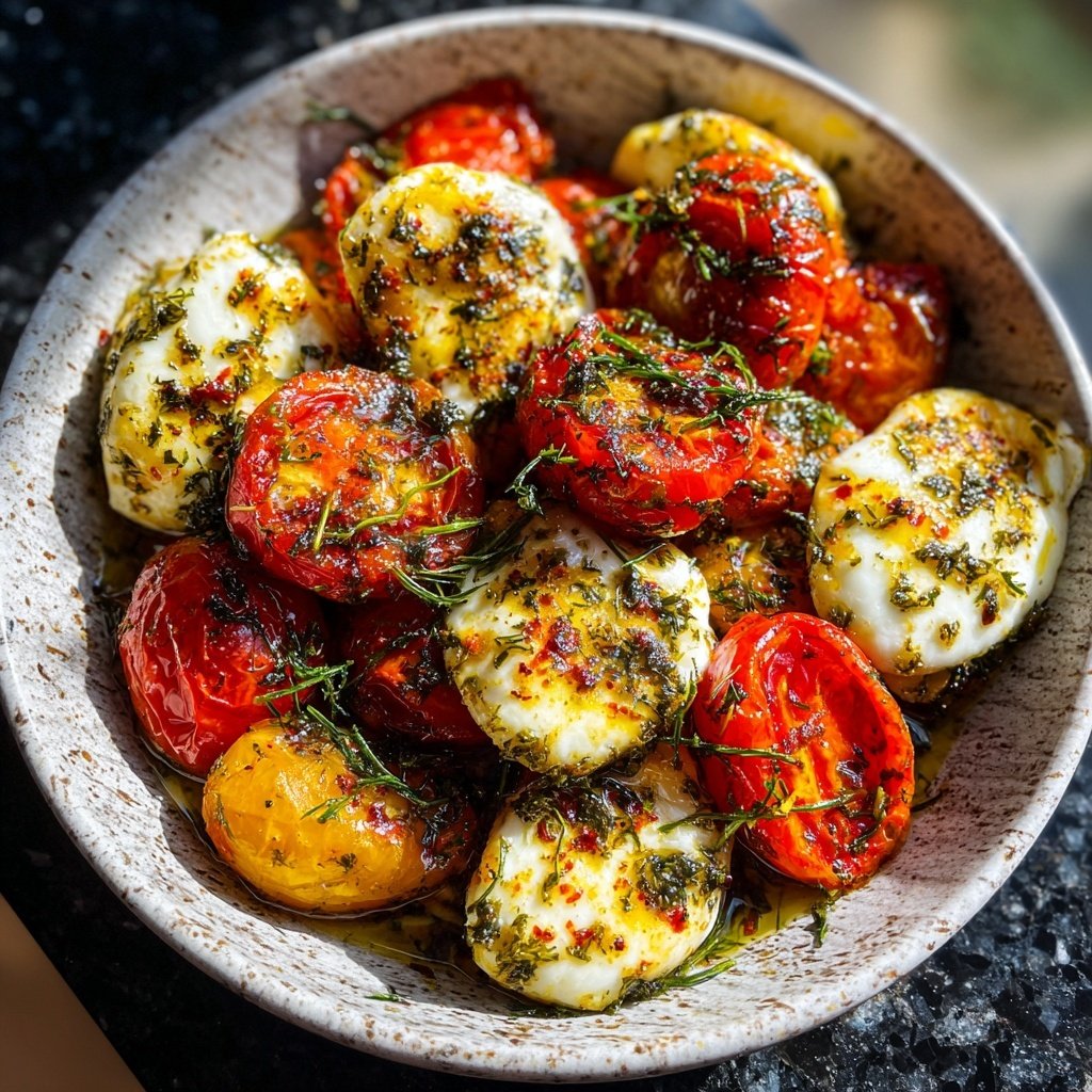 Grill Beilagen Mit Tomaten Und Mozzarella