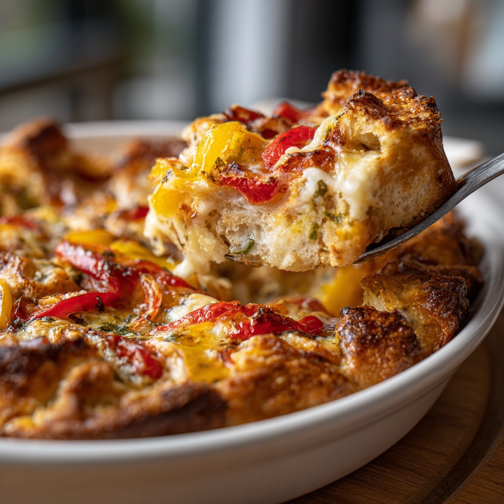 Gemüseauflauf mit Paprika