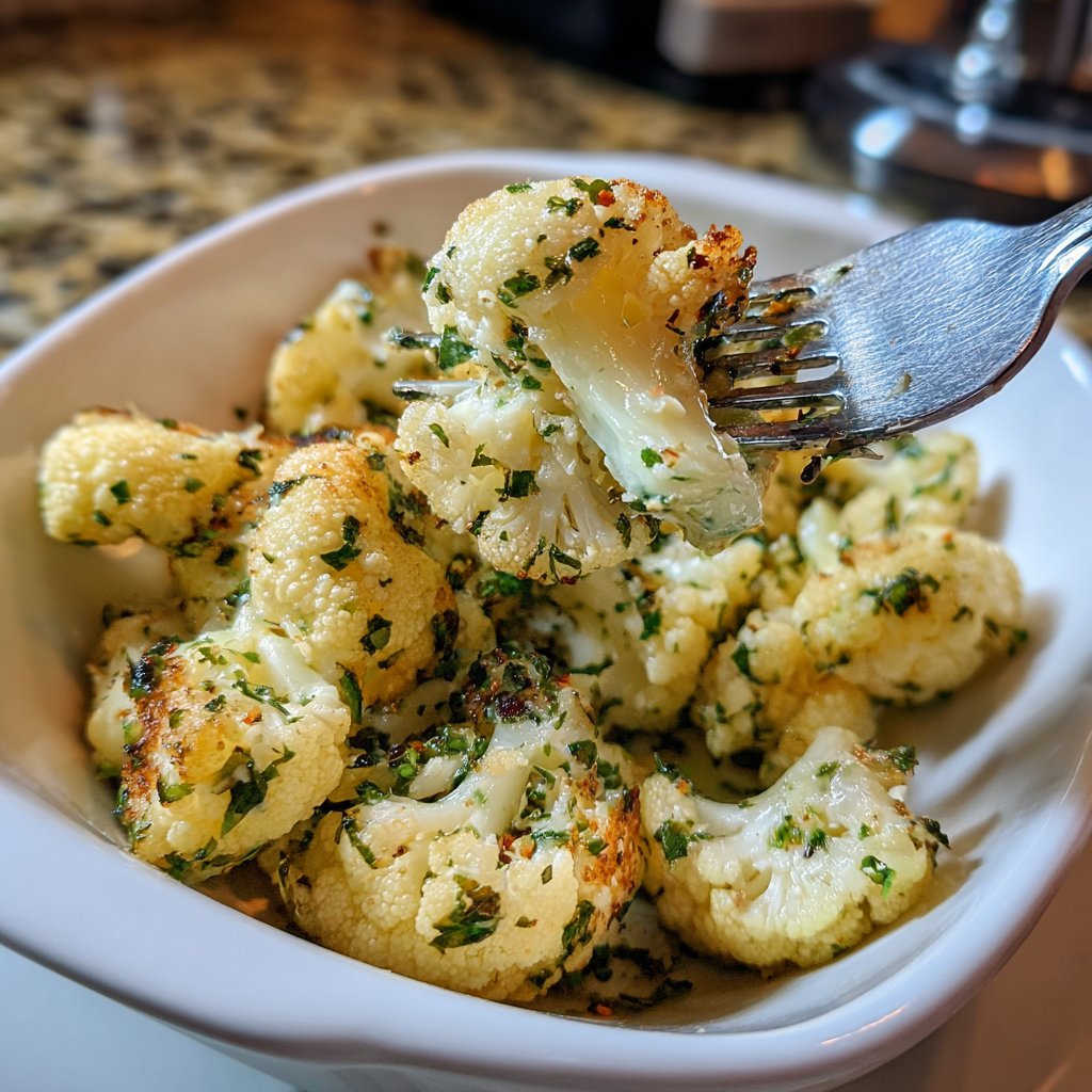 Blumenkohl mit Knoblauchbutter
